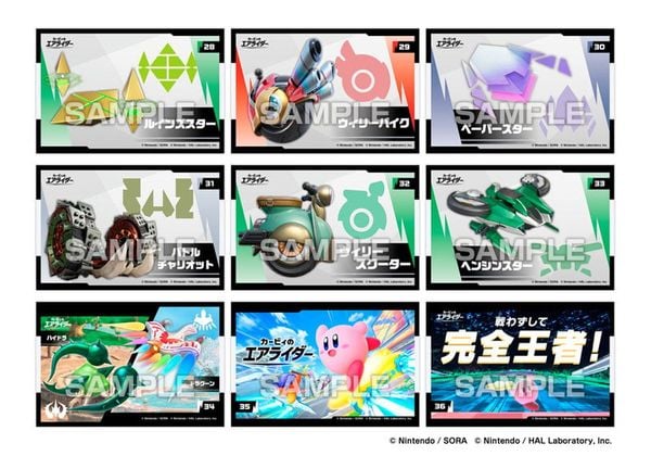 Kirby Meta Knight King Dedede Trading Sticker BOX - Kirby Air Riders | Ensky Goods