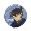 Shinichi Kudo The Black Knight Ver. 65mm Tin Badge - Detective Conan | COSPA Goods