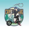 Acrylic Multipurpose Keychain Rin Shima New Illustration Taking a Break on the Bike Ver. Yuru Camp SEASON3 | COSPA Goods