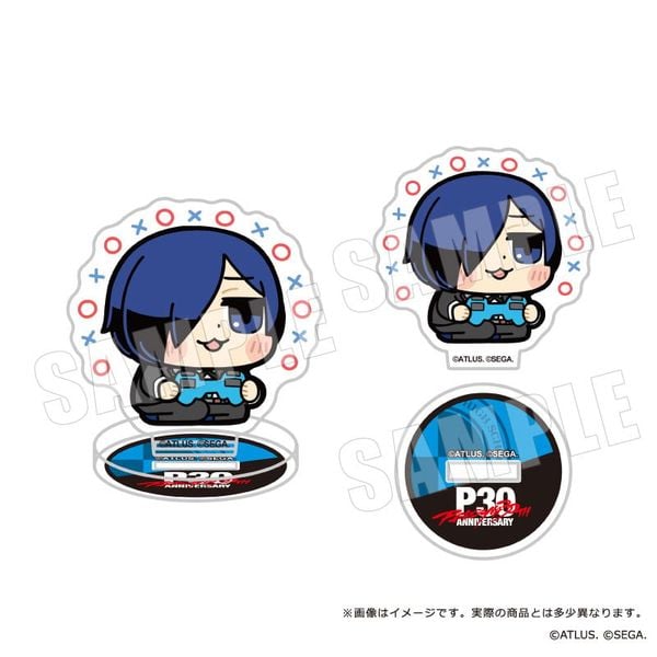 Small Acrylic Stand 8Pack BOX P30th Protagonist x Bkub - Persona Series | ATLUS Goods
