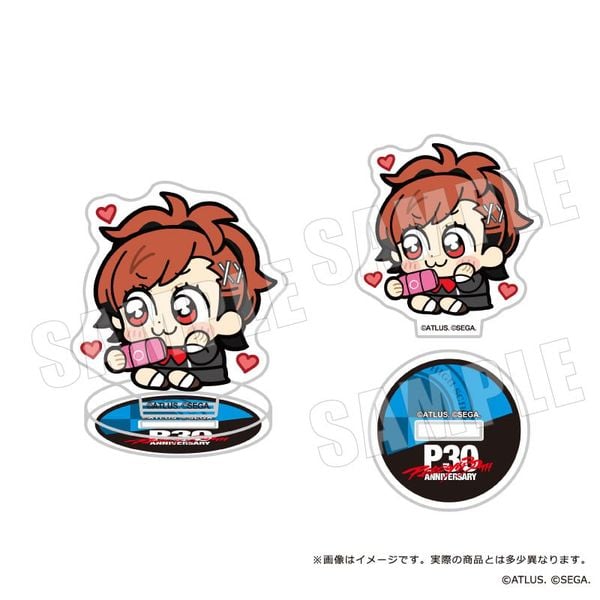 Small Acrylic Stand 8Pack BOX P30th Protagonist x Bkub - Persona Series | ATLUS Goods
