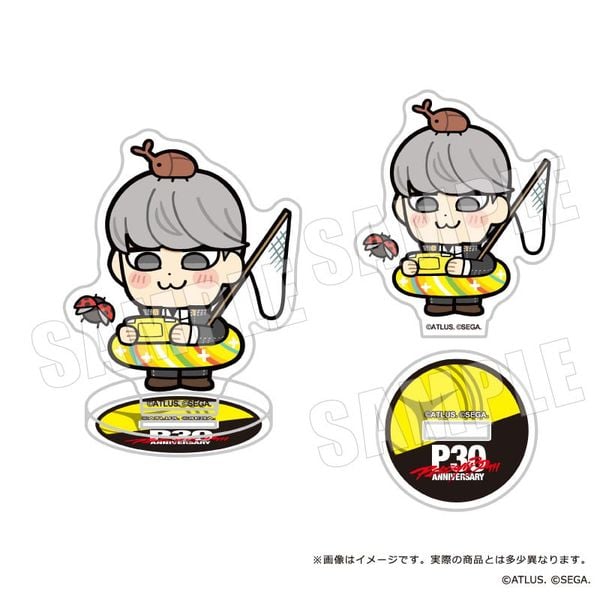Small Acrylic Stand 8Pack BOX P30th Protagonist x Bkub - Persona Series | ATLUS Goods
