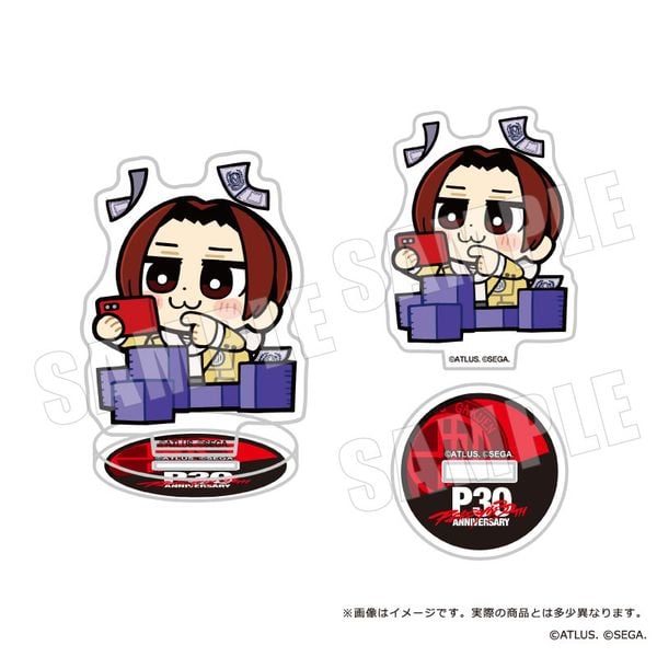 Small Acrylic Stand 8Pack BOX P30th Protagonist x Bkub - Persona Series | ATLUS Goods