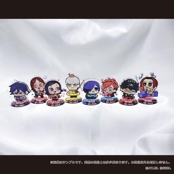 Small Acrylic Stand 8Pack BOX P30th Protagonist x Bkub - Persona Series | ATLUS Goods