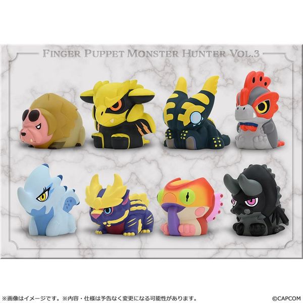 Capcom Figure Builder Finger Puppet Monster Hunter Vol.3 - Monster Hunter Series | Capcom Goods