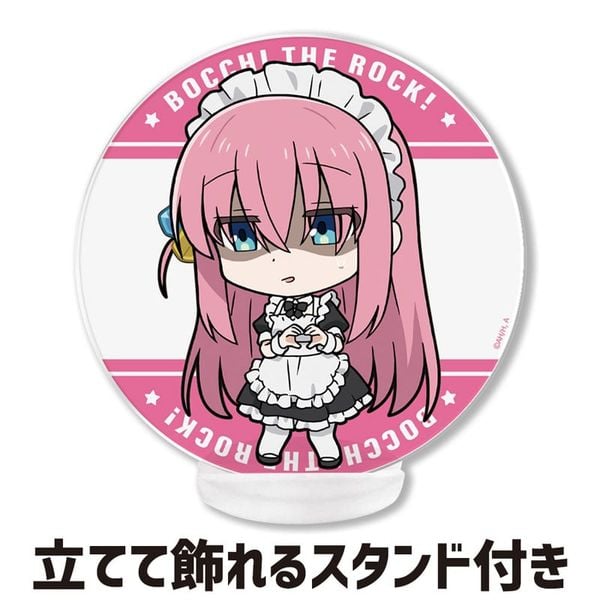 Acrylic Coaster w/Stand Hitori Gotoh Maid Costume Ver. - BOCCHI THE ROCK! | Azu Maker Goods