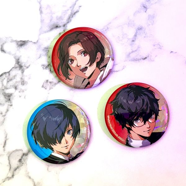 Persona 5 The Phantom X 1st Anniversary Illustration Can Badge Single Pack | KADOKAWA Goods