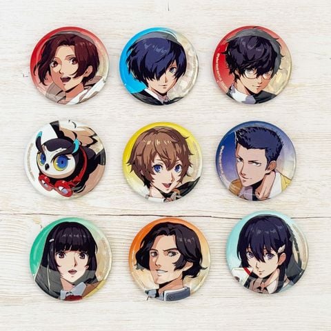 Can Badge 1st Anniversary Illustration Persona 5 The Phantom X | KADOKAWA Goods