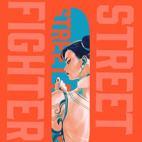 Chun Li Skateboard Deck - Street Fighter 6 | Capcom Goods