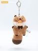 Fuku Yobu Shippo Series Plush Keychain Squirrel - FRIENDSHEEP Goods