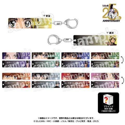 Secret Collection Mejikara Acrylic Keychain 9Pack BOX - Hikaru no Go | Marimo Craft Keychain