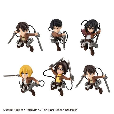 Tobimasu Attack on Titan 6 Pack BOX - Attack on Titan | MegaHouse Figure