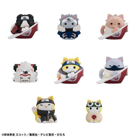 Minato Namikaze4th Hokage, Kakashi Hatake6th Hokage, Naruto Uzumaki, Jiraiya, Hashirama Senju, Hiruzen Sarutobi, Tobirama Senju Nyaruto! Master and Pupil / Bond Ver. - NARUTO Shippuden / NARUTO Series | MegaHouse Figure