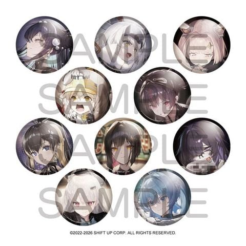 BURST COLLECTION Tin Badge Vol.9 10Pack BOX - GODDESS OF VICTORY NIKKE | ALGERNON PRODUCT Goods