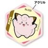 Clefairy Honeycomb Acrylic Magnet vol.11 - Pokemon | Eyeup Goods