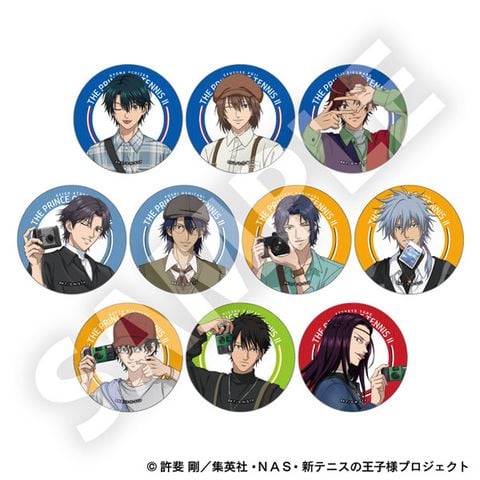 The New Prince of Tennis Trading Tin Badge 10Pack BOX - The New Prince of Tennis | DMM.com Goods