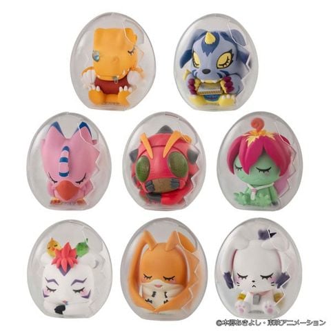 Agumon; Gabumon; Patamon; Tailmon; Tentomon; Piyomon; Palmon; Gomamon - Digimon Adventure | MegaHouse Figure