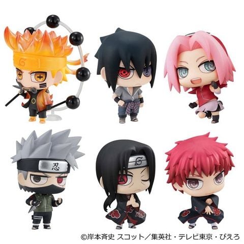 Sasori; Itachi Uchiha; Kakashi Hatake; Naruto Uzumaki; Sakura Haruno; Sasuke Uchiha - NARUTO Shippuden | MegaHouse Figure