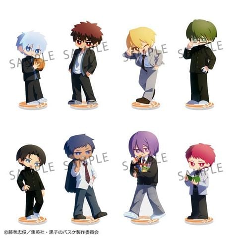 Taiga Kagami; Kazunari Takao; Daiki Aomine; Shintaro Midorima; Ryota Kise; Tetsuya Kuroko; Seijuro Akashi; Atsushi Murasakibara - Kuroko's Basketball | MegaHouse Goods
