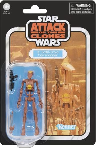 B1 Battle Droid Commander - Star Wars Episode 2 Attack of the Clones | Hasbro Figure