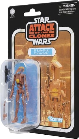 B1 Battle Droid Commander - Star Wars Episode 2 Attack of the Clones | Hasbro Figure