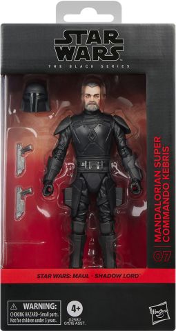 Mandalorian Super Commando Kebris - Star Wars Maul/Shadow Lord | Hasbro Figure
