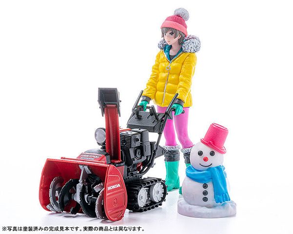 PLAMAX MF 62 Minori with Honda Small Snow Plow HSS1170n JX 1/20 - Shunya Yamashita Original | Max Factory Figure