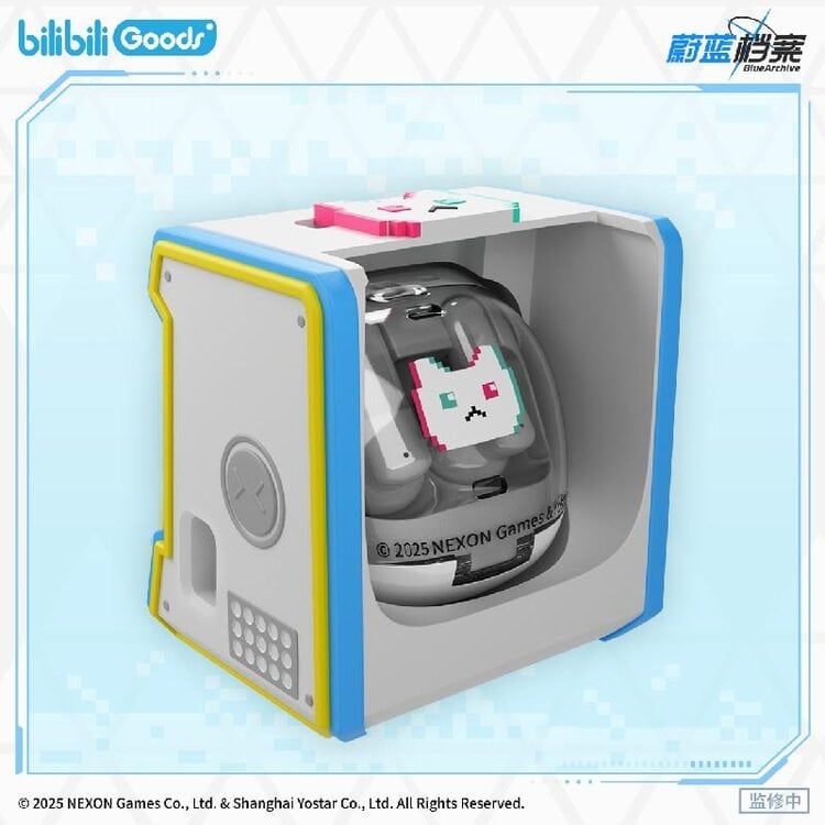Tai Nghe Bluetooth Blue Archive CUBE FACE LCD Màn Hình Cảm Ứng