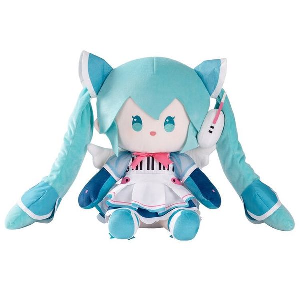 Nhồi Bông Hatsune Miku Synthesizer Wave Wings 40cm Sitting Plush Doll - Vocaloid | Moeyu Plushie