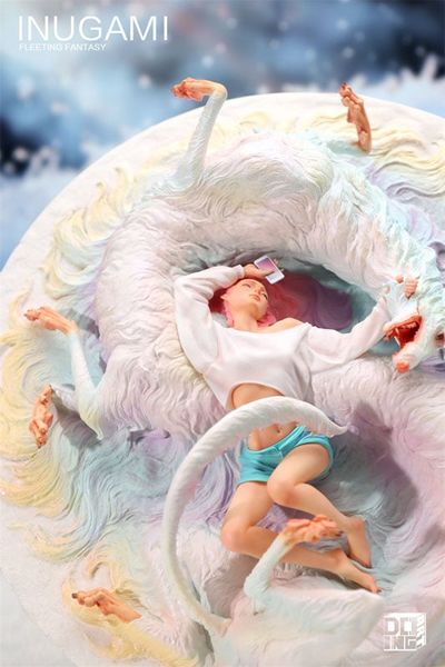 INUGAMI Fleeting Fantasy Illustration by PHUC DANG - Original | WE ART DOING Figure