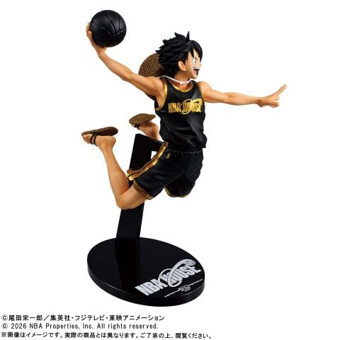 Master Stars Piece One Piece × NBA Monkey D. Luffy NBA House Ver. - NBA One Piece | Bandai Spirits Figure