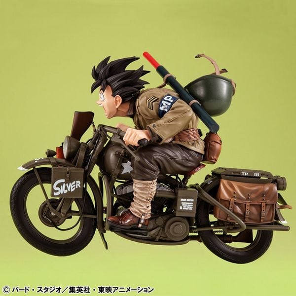 Desktop Real McCoy EX Son Goku & Bike - Dragon Ball Z | MegaHouse figure