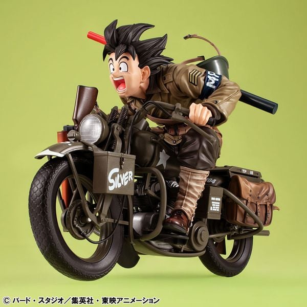 Desktop Real McCoy EX Son Goku & Bike - Dragon Ball Z | MegaHouse figure