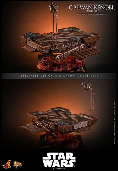 Movie Masterpiece 1/6 Obi-Wan Kenobi Mustafar | Hot Toys Figure