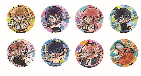 Pita! Deforme Trading Tin Badge 8Pack BOX - Chainsaw Man The Movie Reze Arc | Takara Tomy A.R.T.S Goods