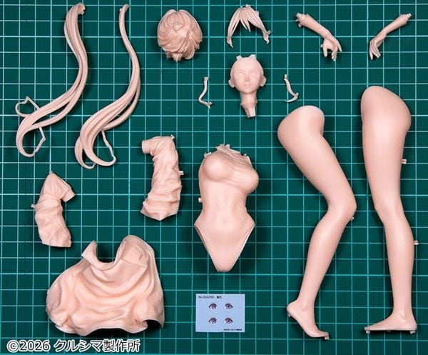 Model Kit Renkyu-san Mold Color Flesh 1/7 - Renkyu-san -Shintaisoubu no Renshuu ga Hajimarimasu- | Kurushima Seisakujo