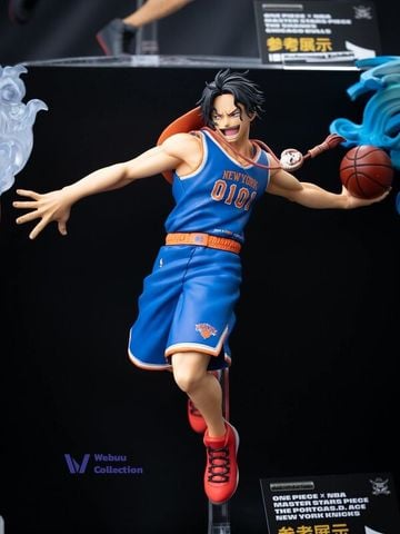 Master Stars Piece One Piece × NBA Portgas D. Ace - New York Knicks NBA One Piece | Bandai Spirits Figure