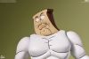 Powdered Toast Man Ultimate 7 Inch - Ren & Stimpy | NECA Action Figure