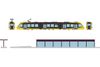 Tetsudou Collection HU302 LIGHTLINE Utsunomiya Light Rail | Tomytec Train Model