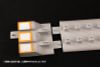 Pit Track w/Caution Color A [Orange] 1/80 - Train Models | Plum Plastic Model