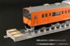 Pit Track w/Caution Color A [Orange] 1/80 - Train Models | Plum Plastic Model
