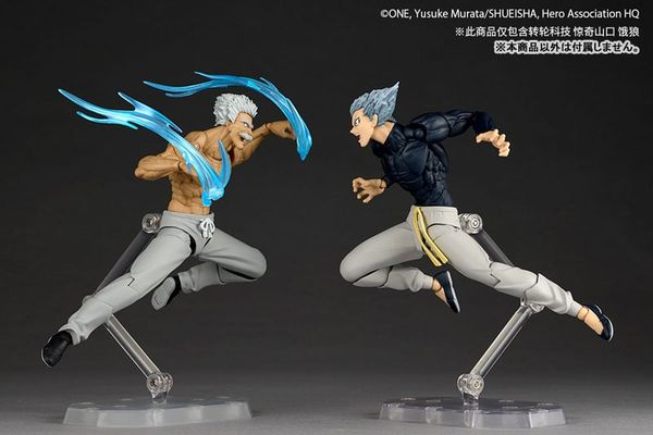 Revoltech Amazing Yamaguchi Silver Fang - One-Punch Man | Kaiyodo figure