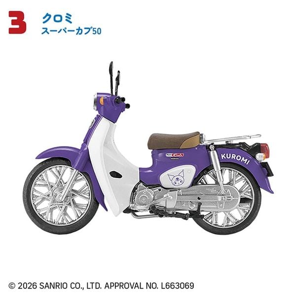 HONDA Super Cub 10Pack BOX 1/24 - Sanrio | F-toys Goods