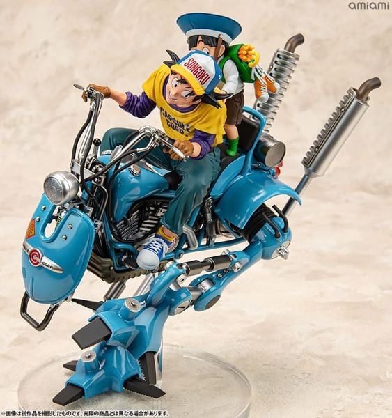 Desktop Real McCoy EX Son Goku & Gohan & Bipedal Walking Robot - Dragon Ball Z | MegaHouse Figure