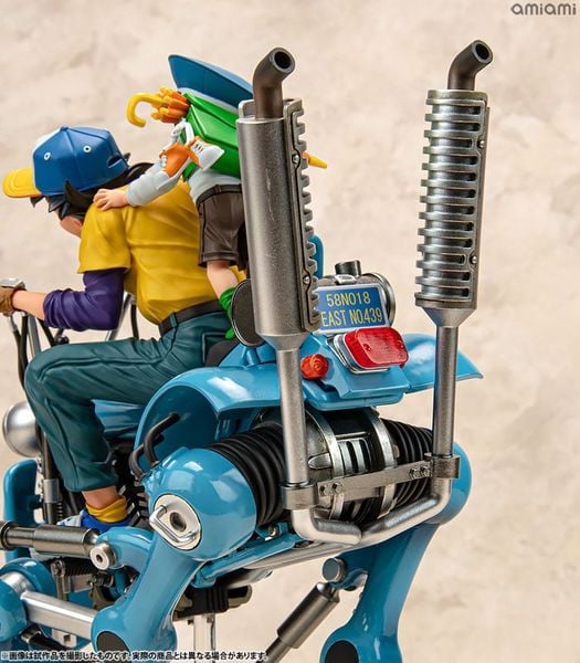 Desktop Real McCoy EX Son Goku & Gohan & Bipedal Walking Robot - Dragon Ball Z | MegaHouse Figure