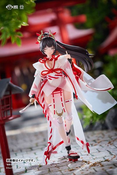 Sakura Uefuji 1/12 - Combat Shrine Maiden | Sushing figure