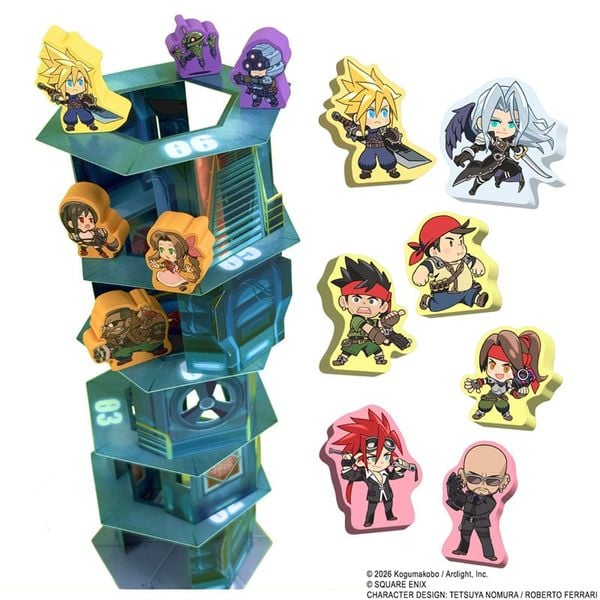 Board Game Final Fantasy VII Ascend the Shinra Tower - Final Fantasy VII | Square Enix Goods