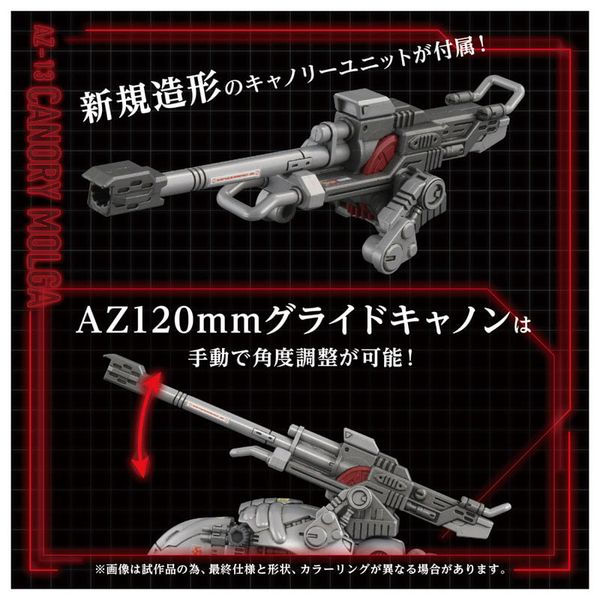 Plastic Model AZ-13 Canoly Molga 1/72 - ZOIDS Series | Takara Tomy Plastic Model