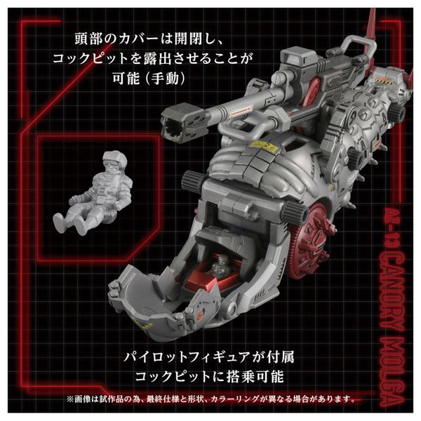 Plastic Model AZ-13 Canoly Molga 1/72 - ZOIDS Series | Takara Tomy Plastic Model