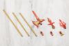 M.S.G Modeling Support Goods VIRTUOUS STYLE11 POLE WEAPON SET FLAMERITE Ver. - VIRTUOUS STYLE | Kotobukiya Goods